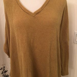 Tops - Mustard v-neck too Tops - Mustard v-neck too